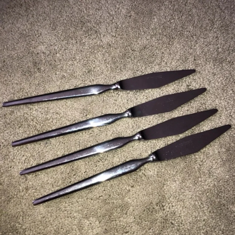 STANLEY ROBERTS Japan Stainless‎  Butter Knives Set (4)
